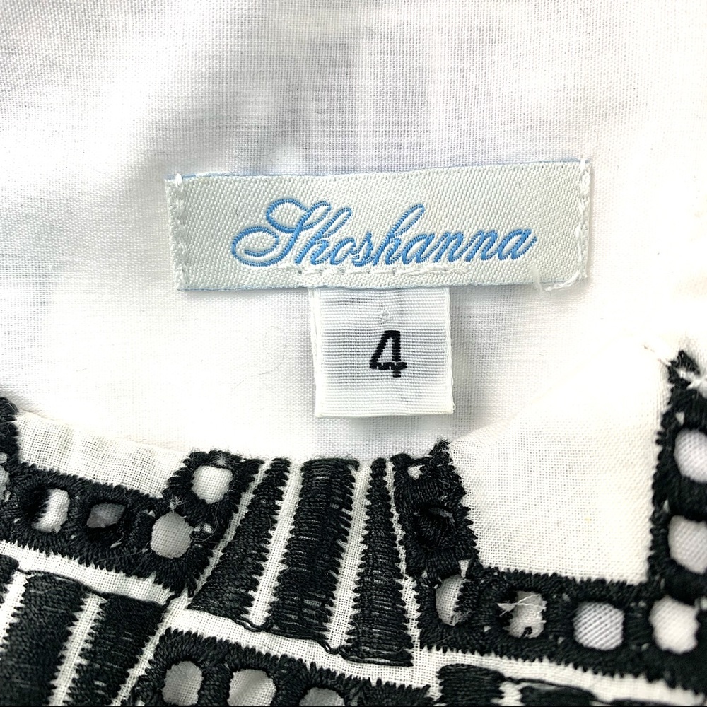 3/$15 Shoshana Black & White Sleeveless Dress - Picture 7 of 8
